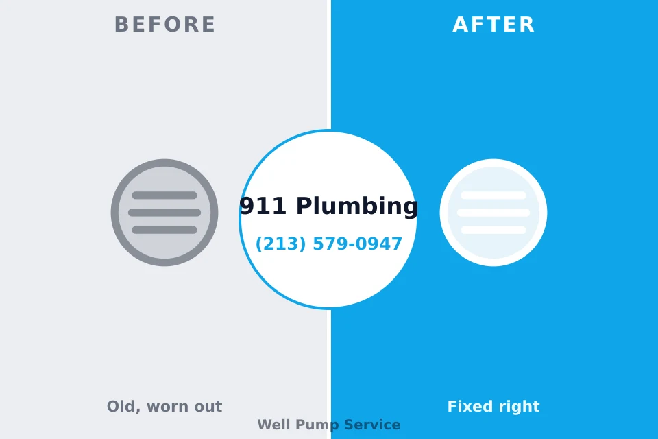 Before and after: plumbing repair Albany, OH